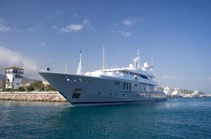 Luxury Motor Yacht.